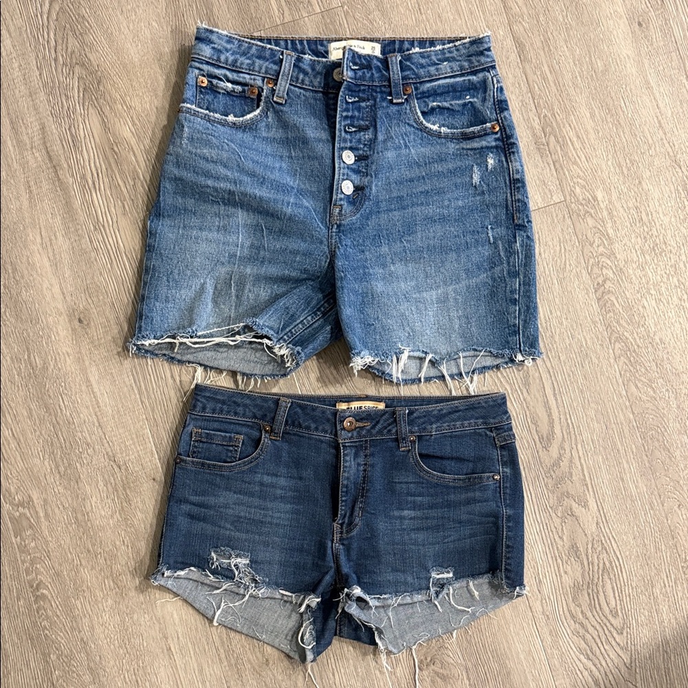 Shorts Bundle Jean Denim Shorts - Abercrombie and fitch and Blue Spice